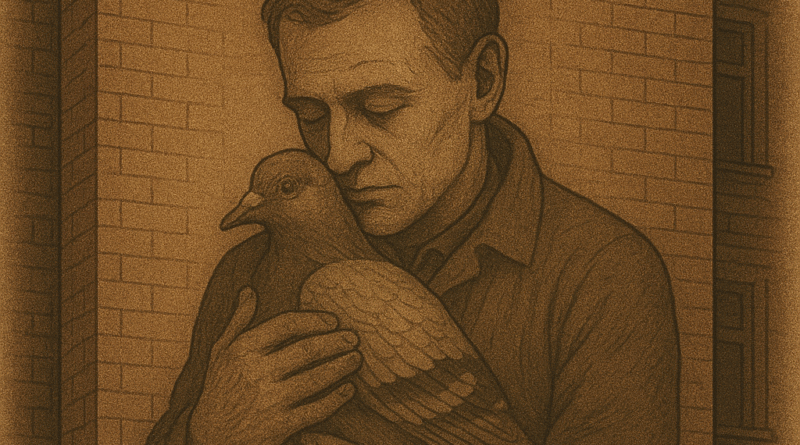 Mural „Człowiek z gołębiem” na ul. Stalowej – Symbol praskiej tożsamości i emocji